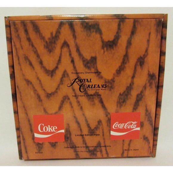 1983 Coca Cola Christmas Santa Collector Plate Royal Orleans First Annual #217 - Picture 11 of 12